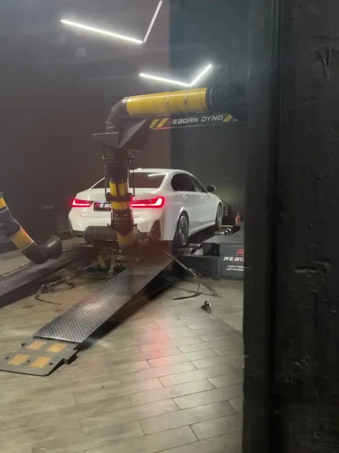Чип-тюнинг BMW: замер на мощностном стенде